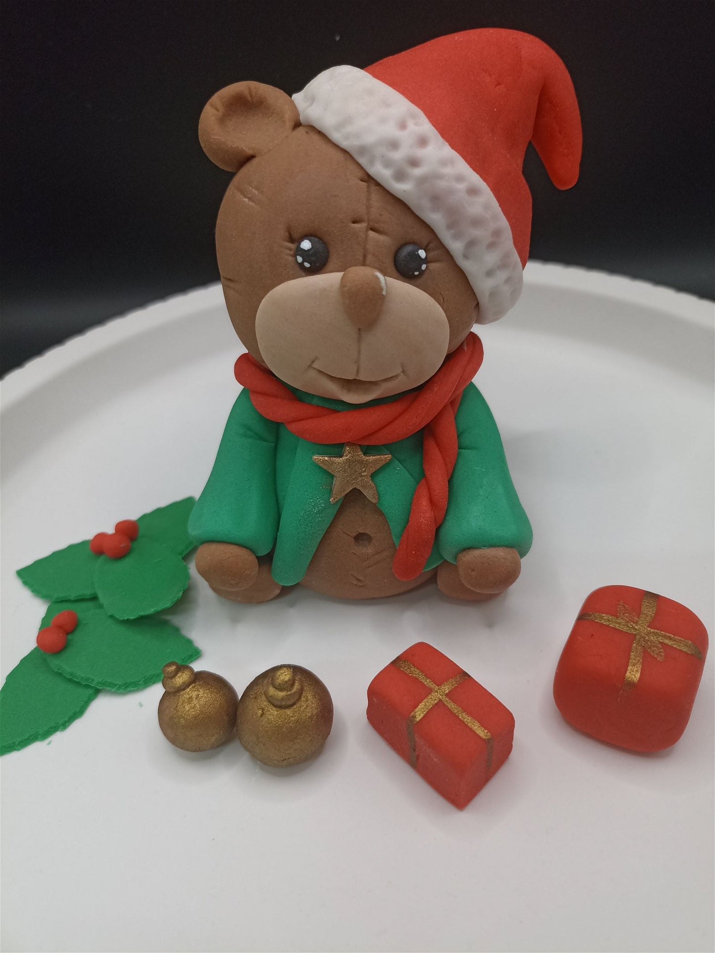 Weihnachtsteddy Paul - Annett´s Tortenzauber