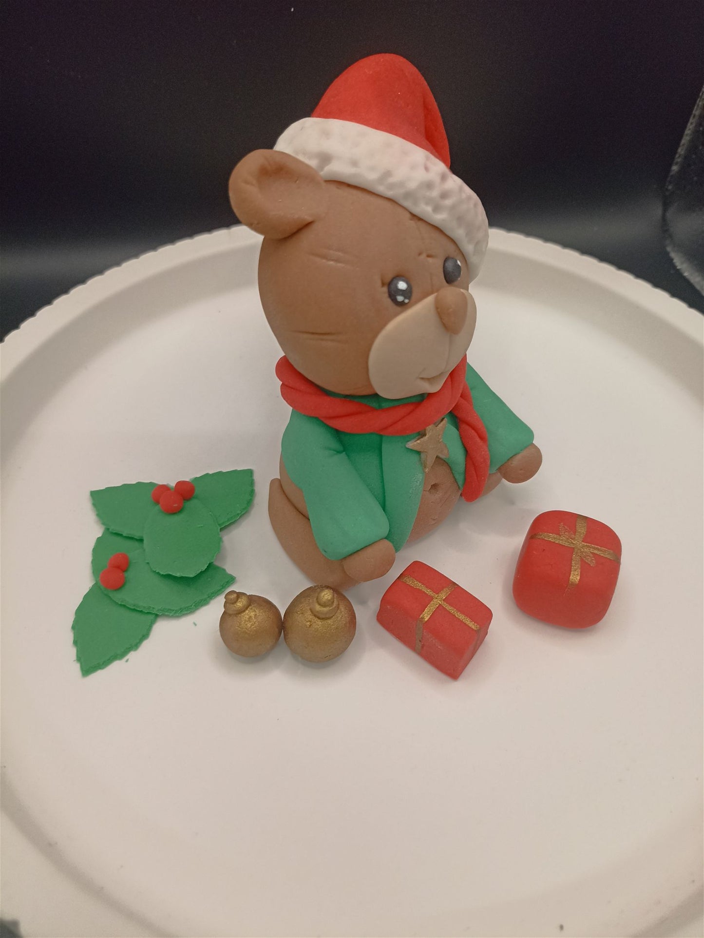 Weihnachtsteddy Paul - Annett´s Tortenzauber
