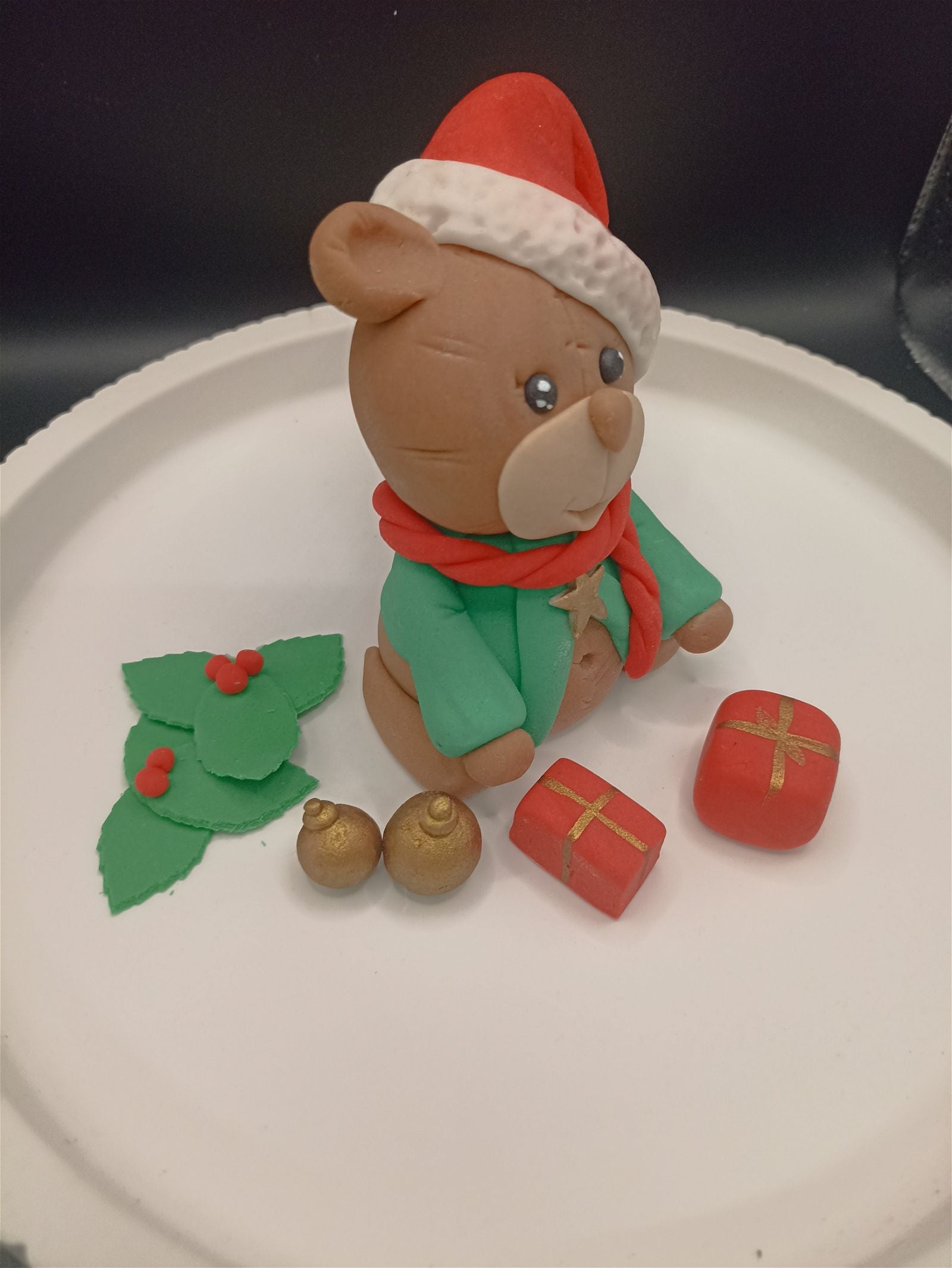 Weihnachtsteddy Paul - Annett´s Tortenzauber