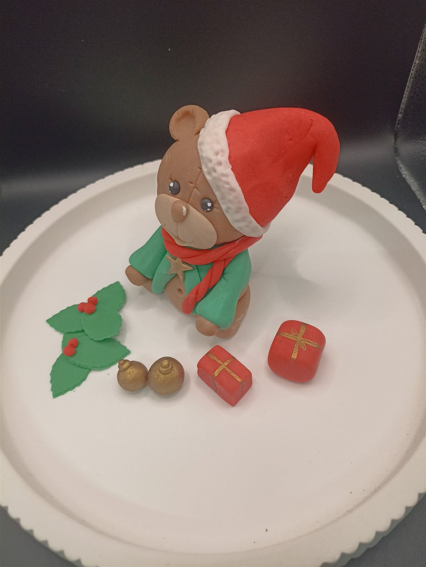 Weihnachtsteddy Paul - Annett´s Tortenzauber